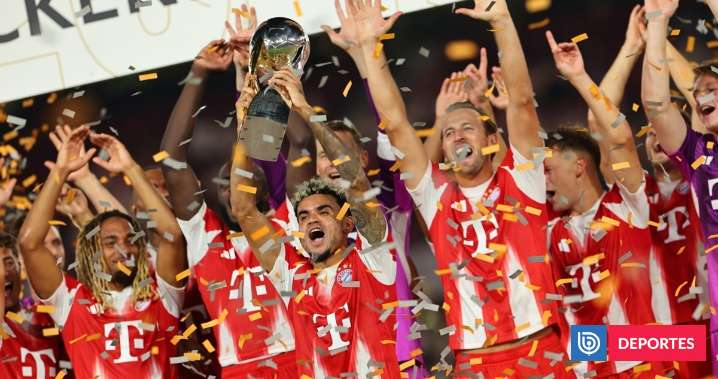 Con goles de Díaz y Kane: Bayern Múnich ganó al Stuttgart y conquistó la Supercopa de Alemania