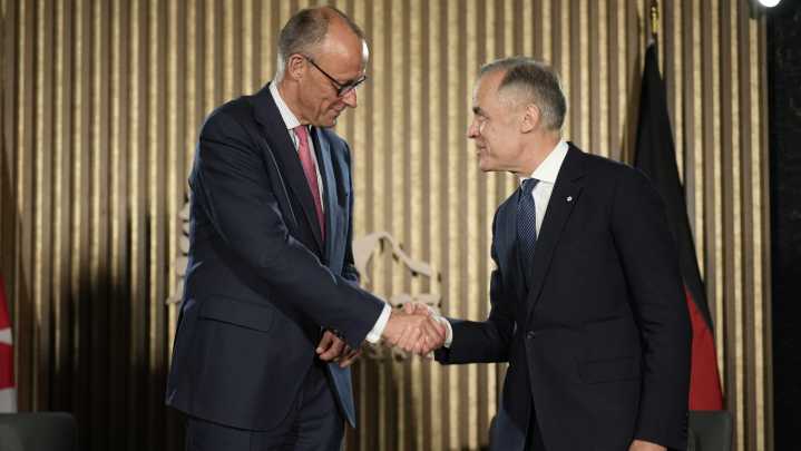 Carney says he will travel to Europe next week to deepen ties