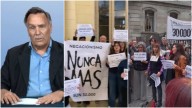 Escracharon la presencia de un excarapintada en un acto convocado por LLA en la Legislatura porteña