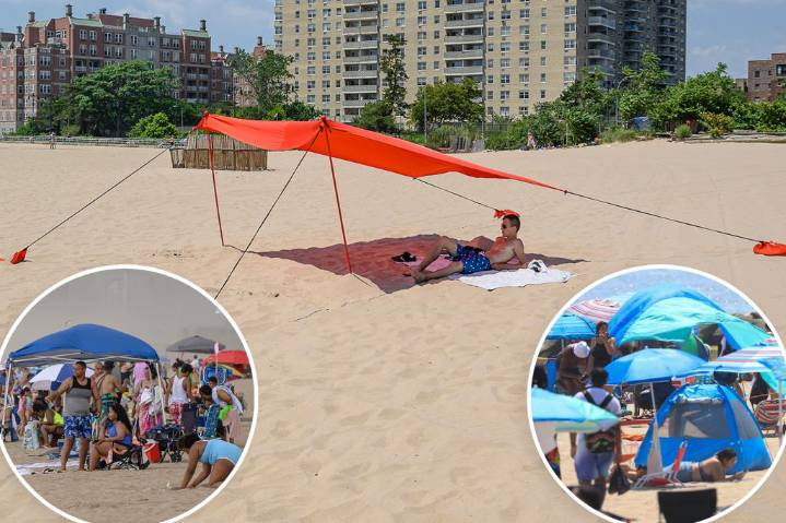 'Beach sprawling' with massive tents and umbrellas has locals pissed off
