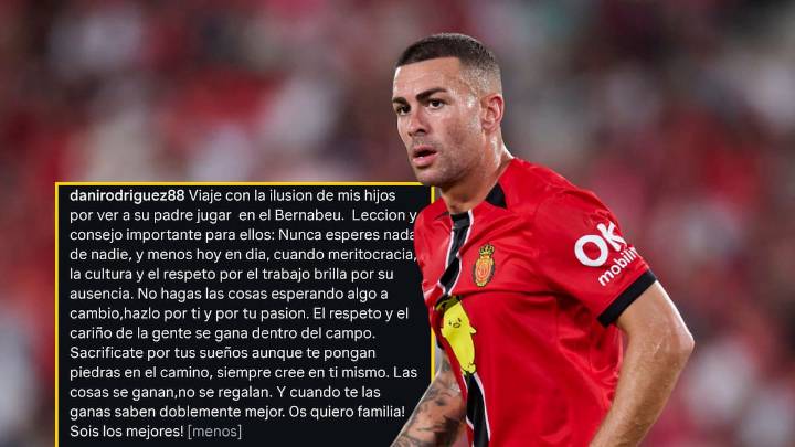 El palo de Dani Rodríguez por su suplencia ante el Real Madrid: "Nunca esperes nada de nadie"
