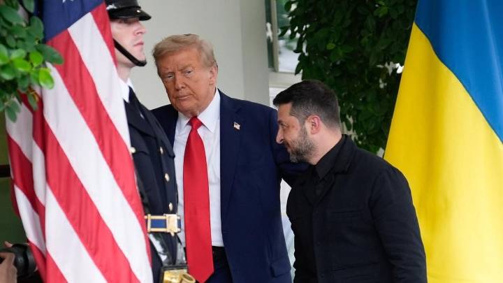 Trump recibe en la Casa Blanca a Volodimir Zelenski para hablar sobre la paz en Ucrania