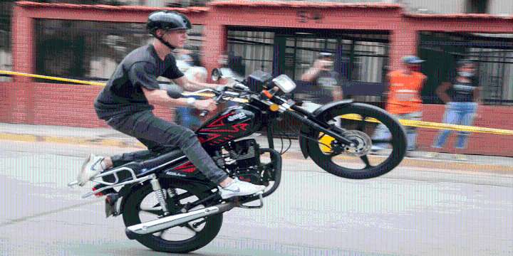 Fiscal Saab prohibió las motopiruetas en vías públicas