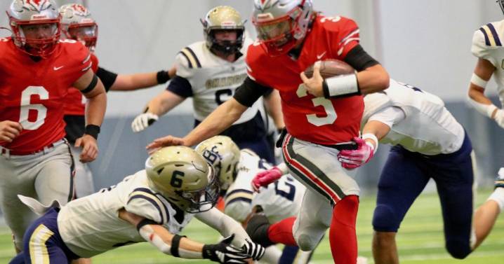 River Valley football falls just short against Ben Franklin