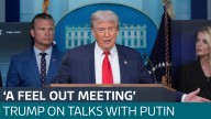 ‘In 2 minutes, I’ll know if he wants a deal’: Trump on his Friday meeting with Putin