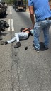 Reportan accidente con motorizado en el kilómetro 3 de la Panamericana este 27Ago 