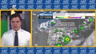 Cold front sweeps through today