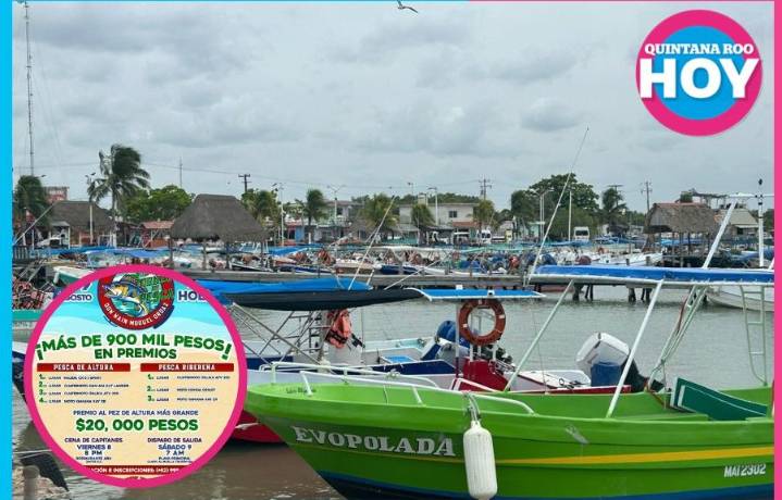 Listas las embarcaciones para el 5° Torneo de Pesca ‘Nain Moguel Ordaz