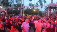Una vez más realizan Noche Retro en la Plaza de Armas de Tampico