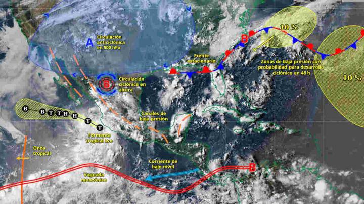 Tormenta tropical ‘Ivo’: ¿Cuándo y en dónde se intensificará a huracán de categoría 1?