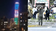 Video | Torre Colpatria de Bogotá se iluminó en solidaridad con Cali, tras atentado terrorista; este fue el conmovedor mensaje