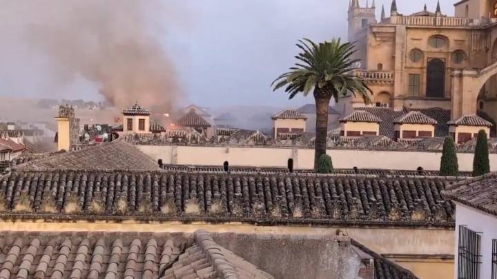 Declarado un incendio en la Mezquita de Córdoba