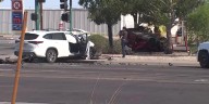 Woman fighting for life after rollover collision in Phoenix