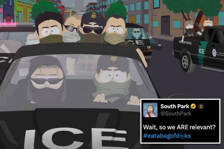 South Park fires back explicit-laden message to DHS after department uses show to recruit ICE agents