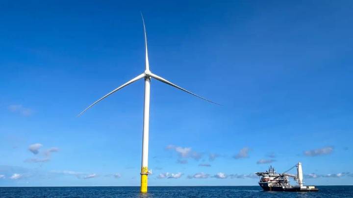 Trump administration halts construction of nearly finished offshore wind farm