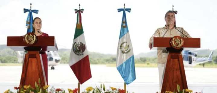 Sheinbaum y Arévalo reforzarán seguridad en la frontera México