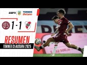 VIDEO: ver resumen y gol del partido, River vs. Lanús (1-1) por Liga Profesional Argentina