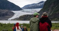 Parts of Juneau brace for flooding from water slipping past Alaska's Mendenhall Glacier