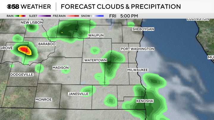Cool start to the holiday weekend with some showers possible