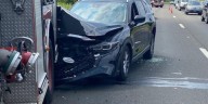 Crew injured after car rear-ends firetruck in Wallingford