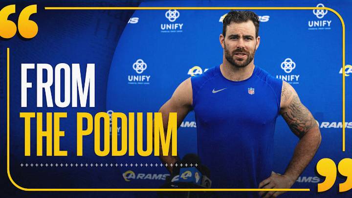 From the Podium: Sean McVay and Tyler Higbee on the impact of tight end depth, training camp standouts and more