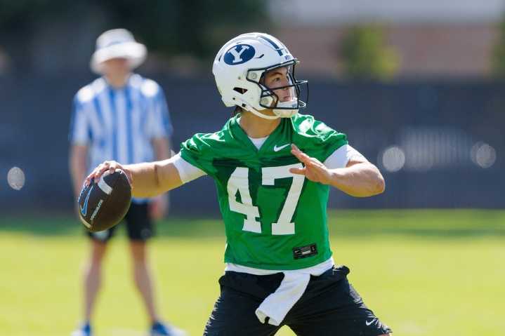 Former BYU QB Sends Clear Message to Bear Bachmeier as Kalani Sitake Confirms Camp Status An ex-BYU QB is counting on Bear Bachmeier to prove himself as the first freshman to start in the program's hi