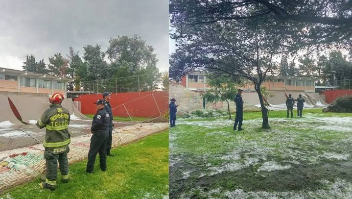 Provocan encharcamientos, caída de árbol y afectaciones viales