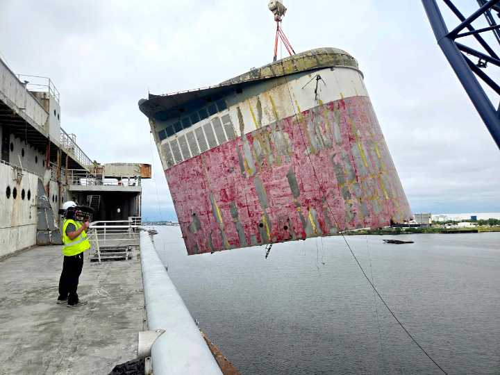 SS United States dismantling begins in Mobile: What parts will be preserved?