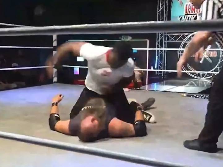 Son of UFC legend brutally attacks pro wrestler in shocking viral video