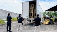 Aseguran 84 refrigeradores robados y un remolque en cateo en Escobedo