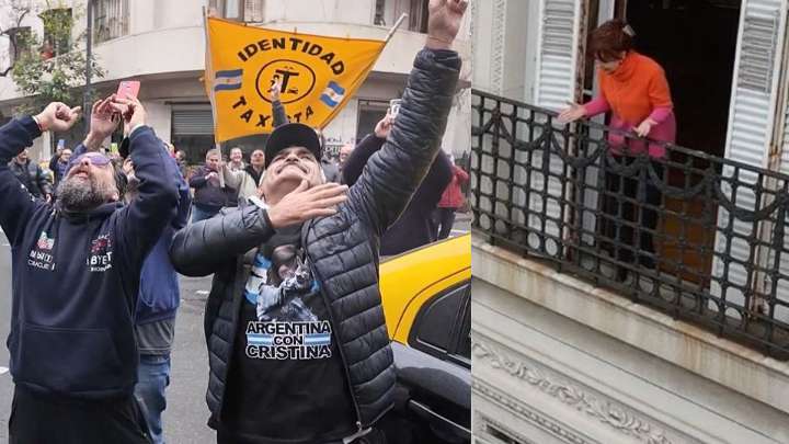 Una muestra de afecto para Cristina: "Exigimos su libertad porque es inocente"