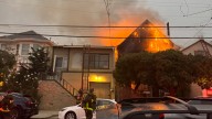 1 injured, cat killed in SF fire involving 3 homes