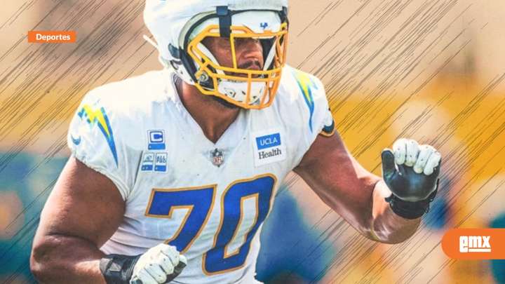 Pierde Chargers a OT Rashawn Slater