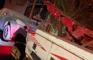 Aseguran vehículo con placas sobrepuestas en la zona Centro