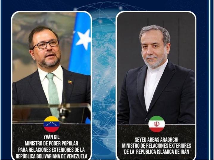 Venezuela recibe firme respaldo de Irán frente a agresiones imperiales