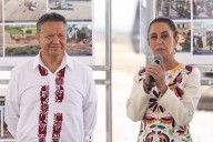 Sheinbaum y Menchaca verifican avance del tren México