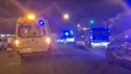 Un atropello intencionado deja 8 heridos: el conductor fugado y el coche ardiendo