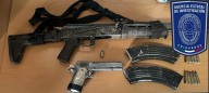Aseguran armas de fuego durante operativo en Guachochi