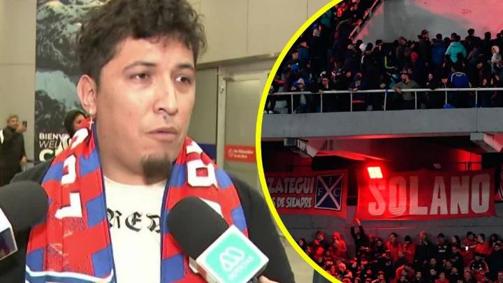 "Pretendo nunca más volver a Argentina": El duro testimonio de hincha de la U que estuvo en partido contra Independiente