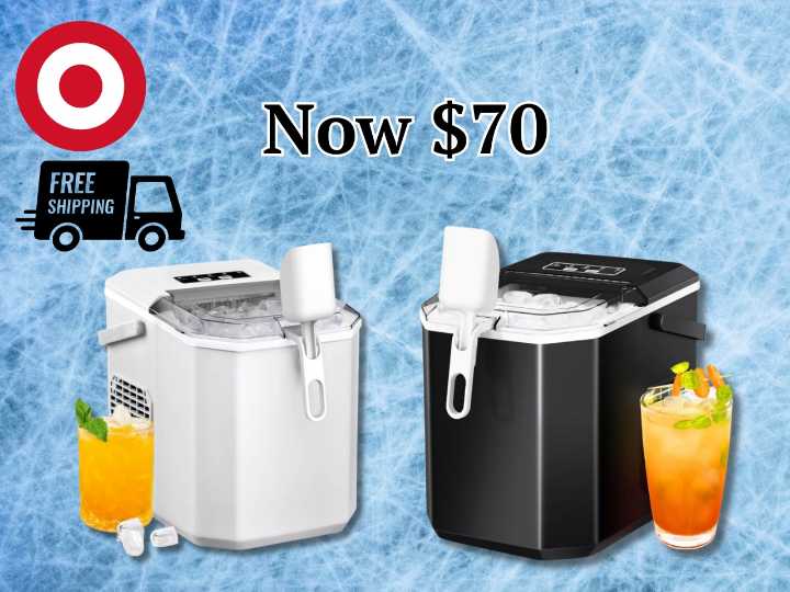Target’s $150 bullet countertop ice maker is having a massive 53% price drop with free shipping