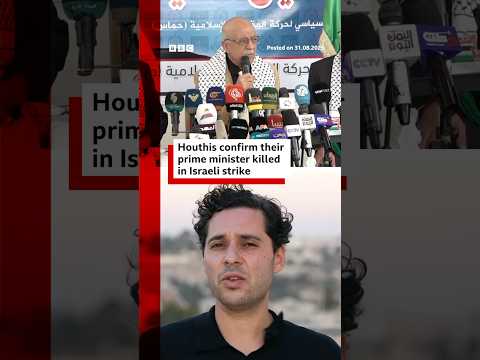 Houthis confirm their prime minister killed in Israeli strike. #Yemen #Israel #BBCNews