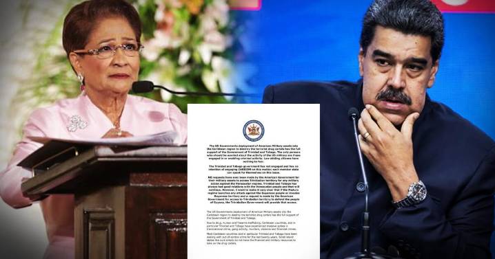 Trinidad y Tobago respalda ofensiva de EE.UU. contra Venezuela y permitirá entrar a su territorio si Trump lo solicita.