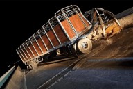 Grave choque en el puente Victoria – Rosario dejó heridos y un toro embistió a una adolescente que auxiliaba