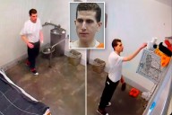 Videos of Bryan Kohberger with red hands inside cell being probed by Idaho prison