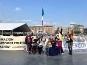 Comité ¡Eureka! conmemora 47 años de su histórica huelga de hambre en el Zócalo