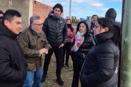 Vecinos del barrio 22 de Septiembre celebraron el avance de la obra de gas