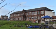 Boy, 8, taken to hospital after crash outside Ayrshire school