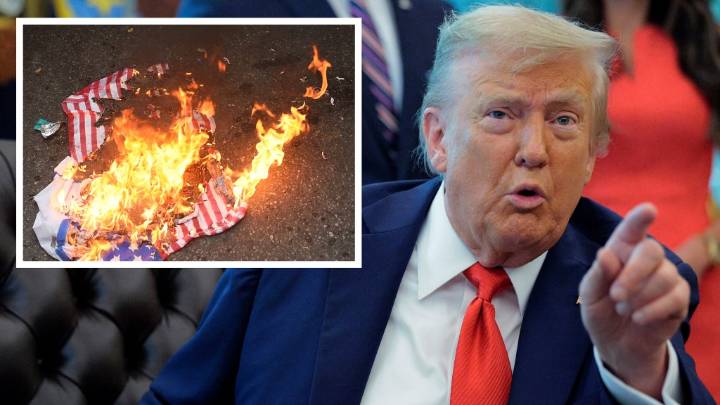 Trump signs order banning flag burning despite Supreme Court ruling