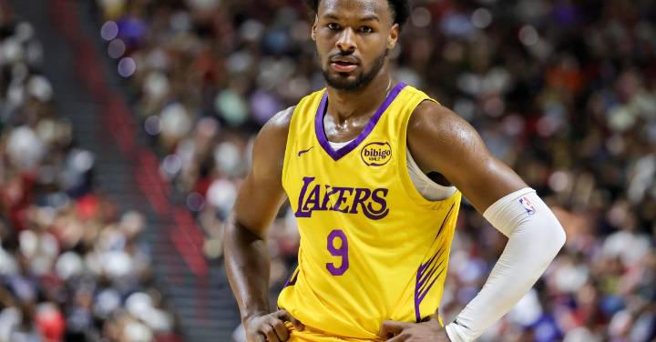 Nate McMillan says Bronny James could get rotation minutes next season