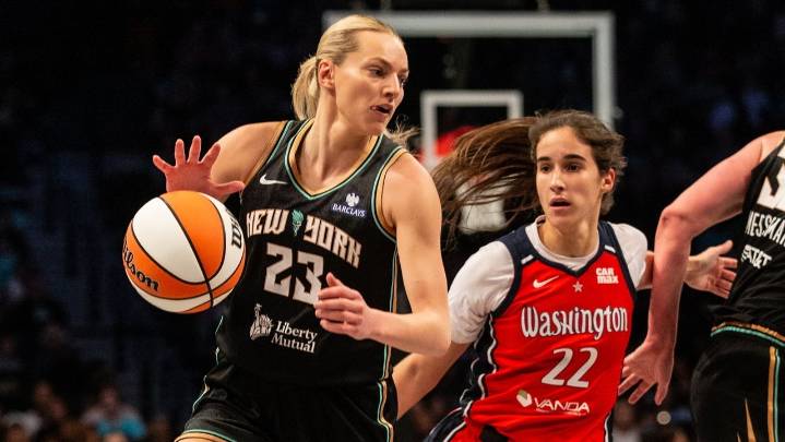 Liberty beat Mystics behind Isabelle Harrison, Marine Johannes